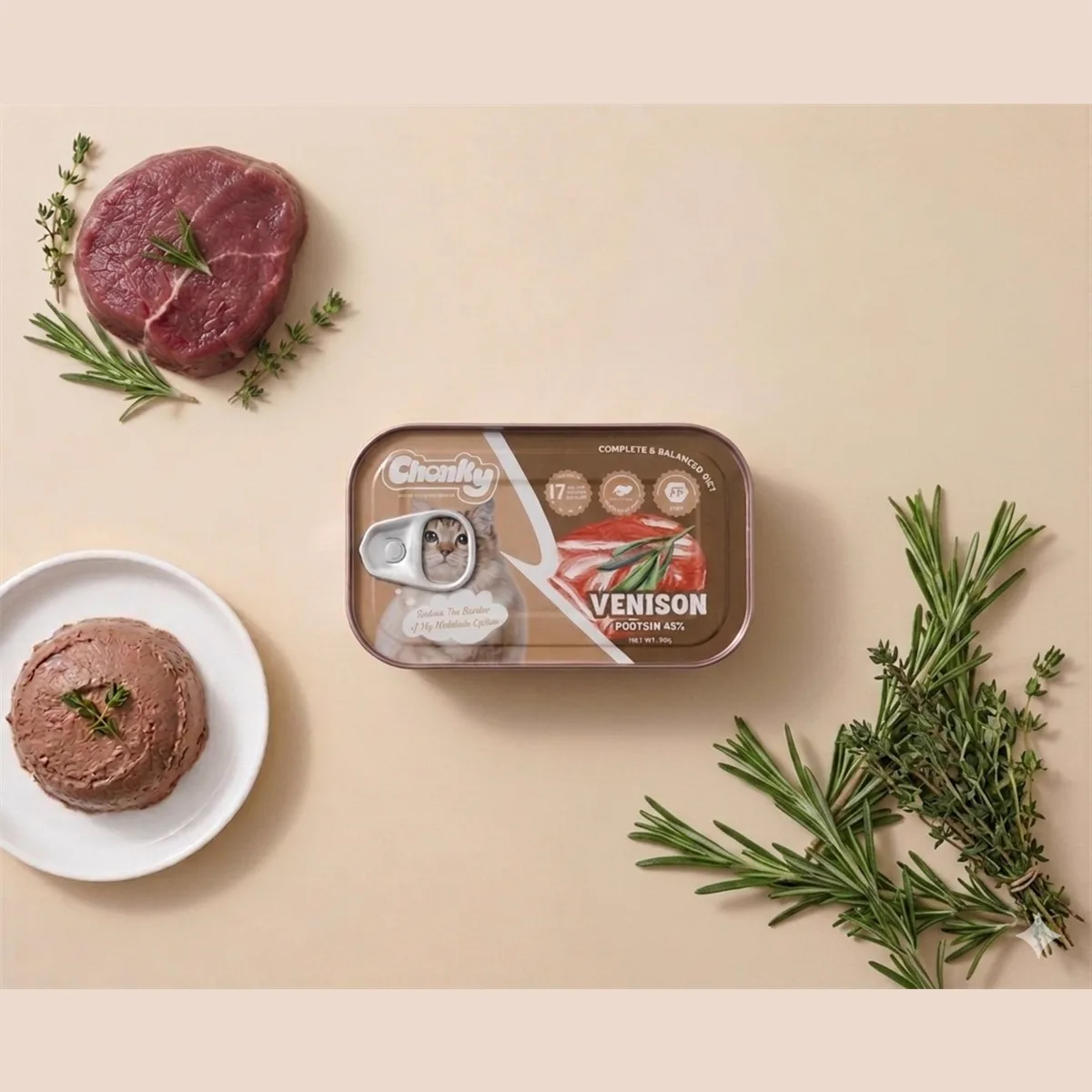 Chonky Meal — canned food varieties for cats